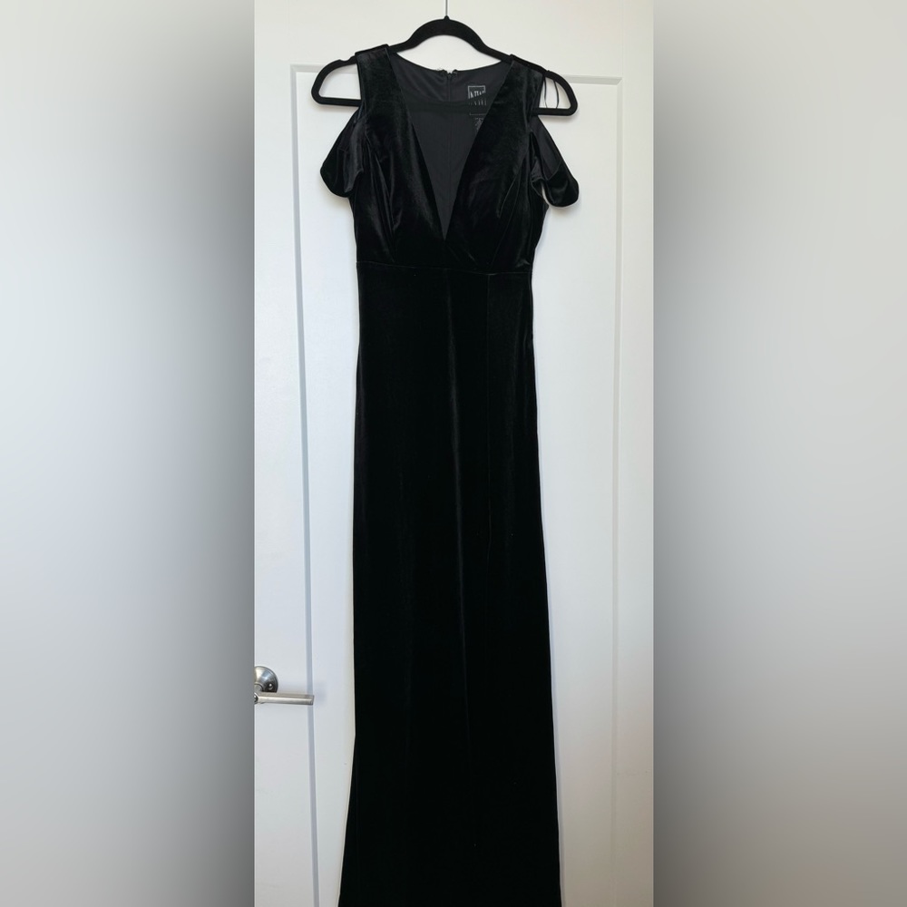 Velvet long dress